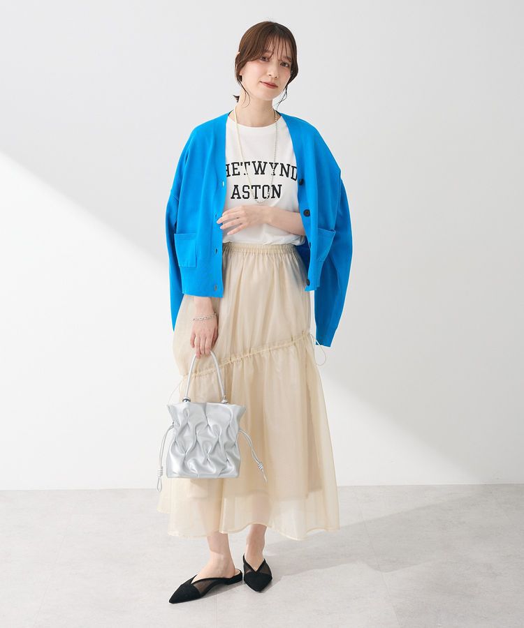 Green Parks「汗染み防止カレッジロゴボックスTシャツ」|Tシャツ・カットソー|