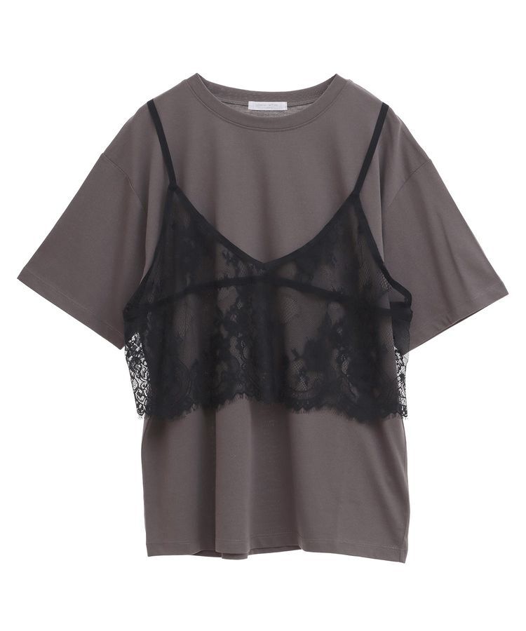 Green Parks「レースビスチェドッキングチュニック」|チュニック|