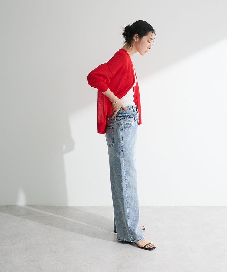 Green Parks「【WEB限定】接触冷感ゆったりカーディガン」|カーディガン|