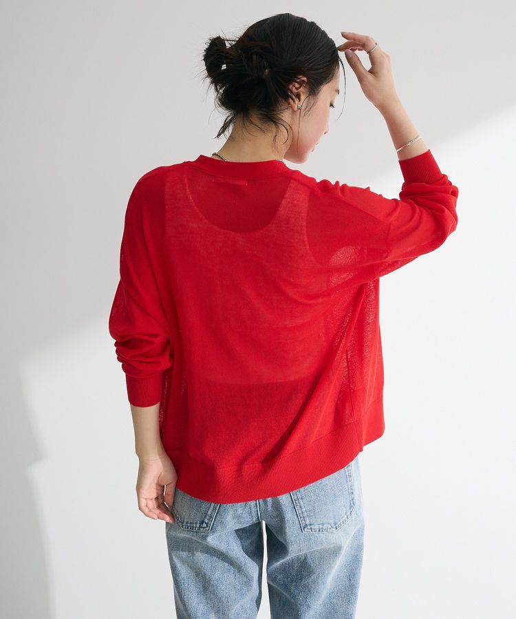 Green Parks「【WEB限定】接触冷感ゆったりカーディガン」|カーディガン|