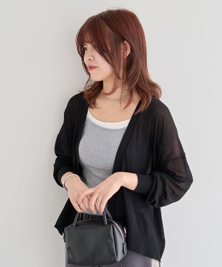 Green Parks「【WEB限定】接触冷感ゆったりカーディガン」|カーディガン|