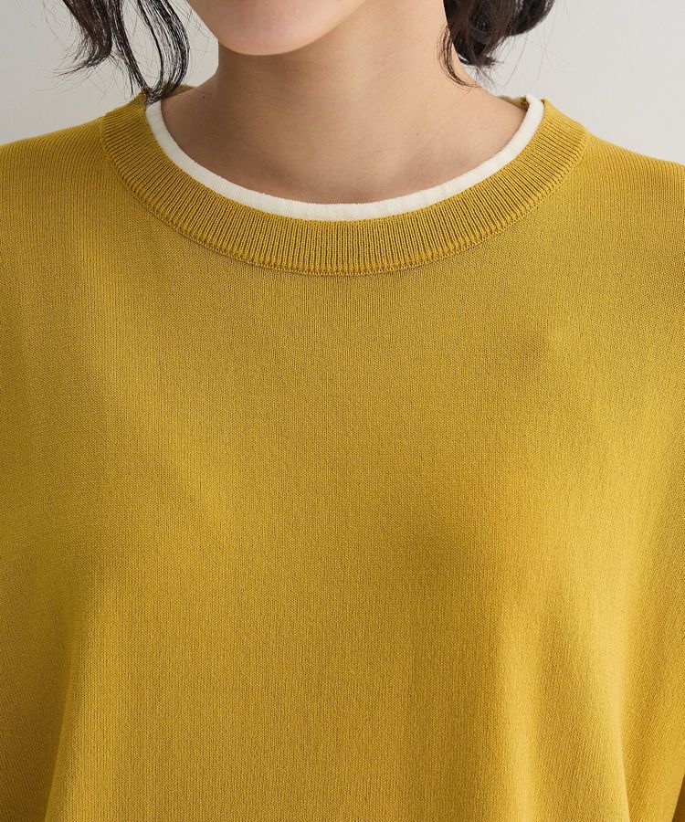 Green Parks「冷やっとすずやかレイヤーニットプルオーバー」|ニット・セーター|