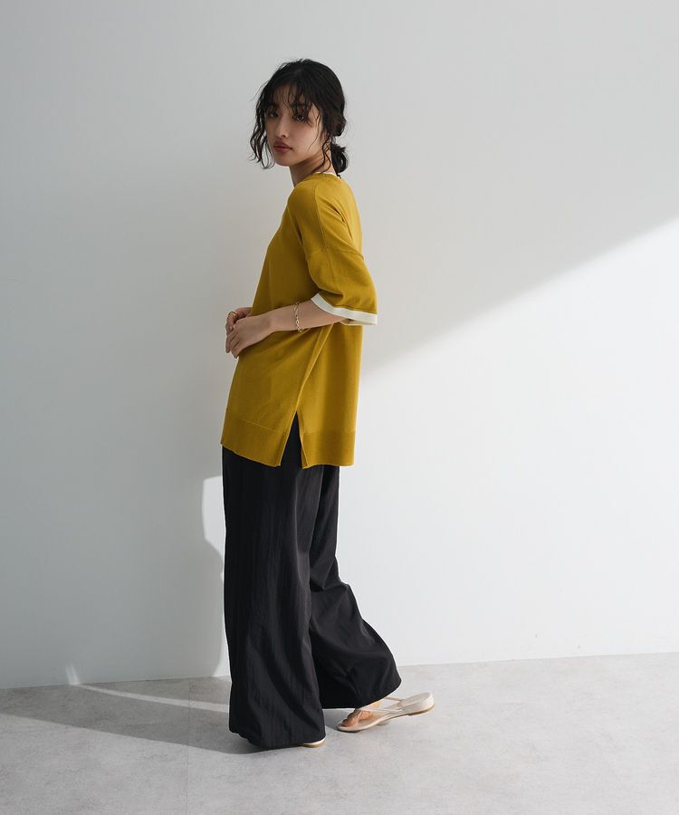 Green Parks「冷やっとすずやかレイヤーニットプルオーバー」|ニット・セーター|