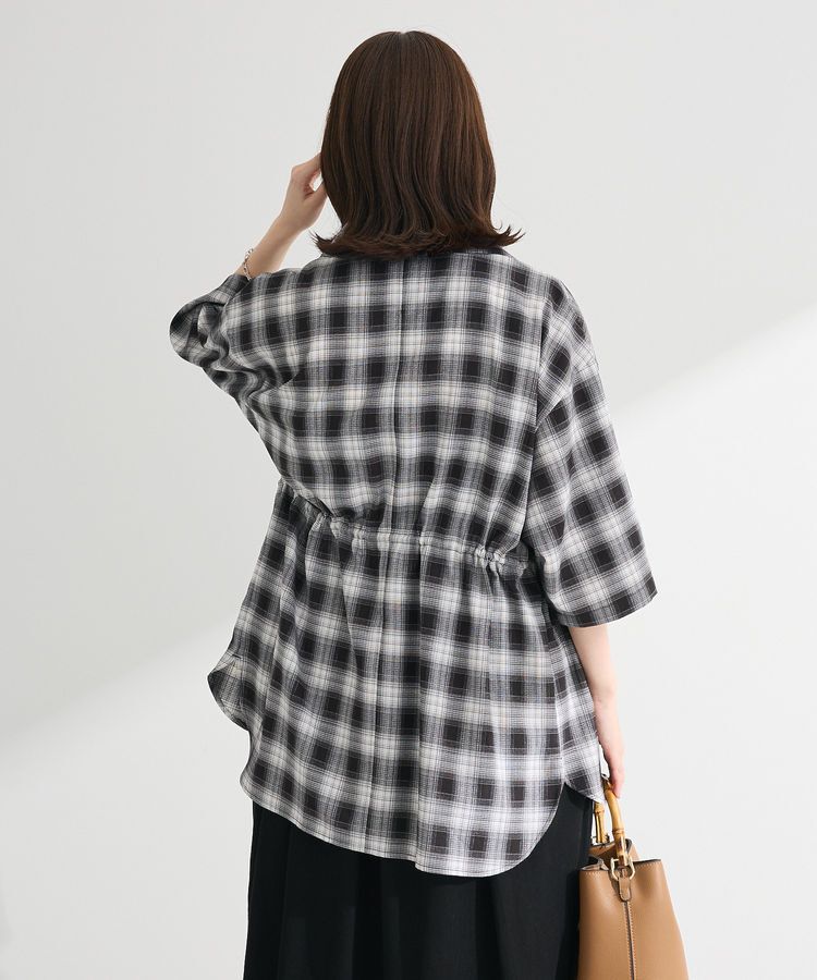 armonia「チェック5分袖ジャケット」|テーラードジャケット|