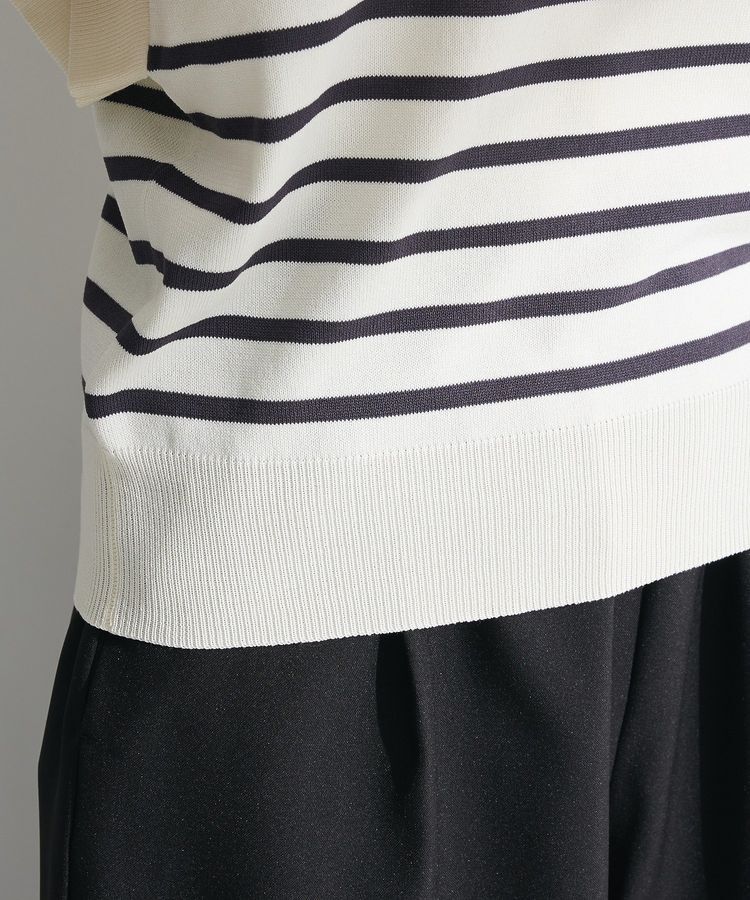 Green Parks「袖フレアフレンチスリーブニットプルオーバー」|ニット・セーター|