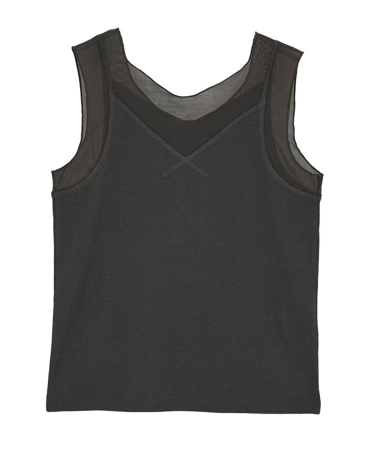 Green Parks「・SUGAR SPOON シアー切替タンクトップⅡ」|インナー|