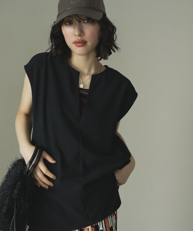 Green Parks「リップルフレアベスト」|ベスト・ジレ|