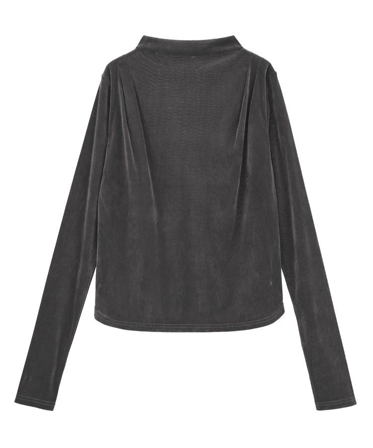 Green Parks「・ANDSEARCH シアーベロアボトルネックロンTEE」|Tシャツ・カットソー|