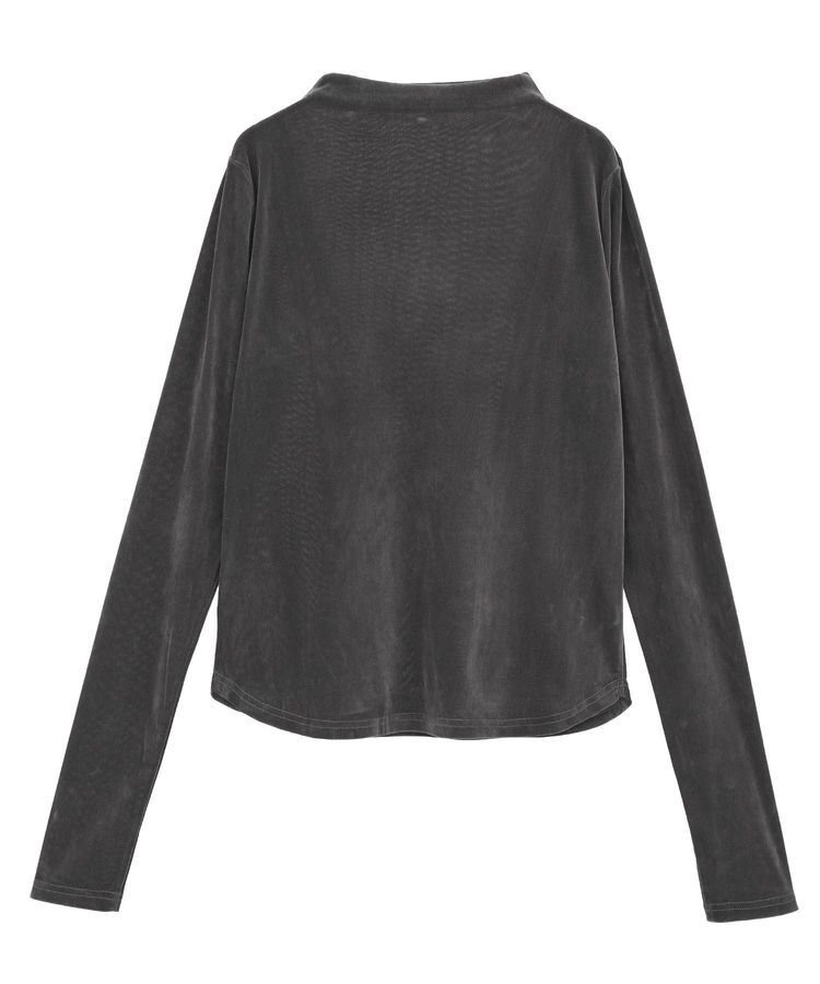 Green Parks「・ANDSEARCH シアーベロアボトルネックロンTEE」|Tシャツ・カットソー|