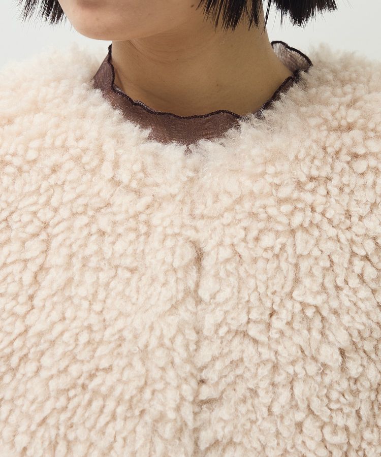 Green Parks「・ELENCARE DUE シープファーベスト」|ベスト・ジレ|