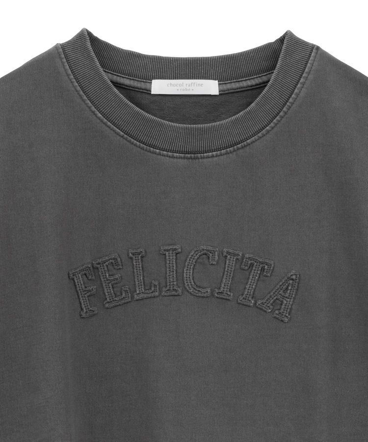 Green Parks「ピグメントロゴ刺繍裏毛プルオーバー」|スウェット・ジャージ|