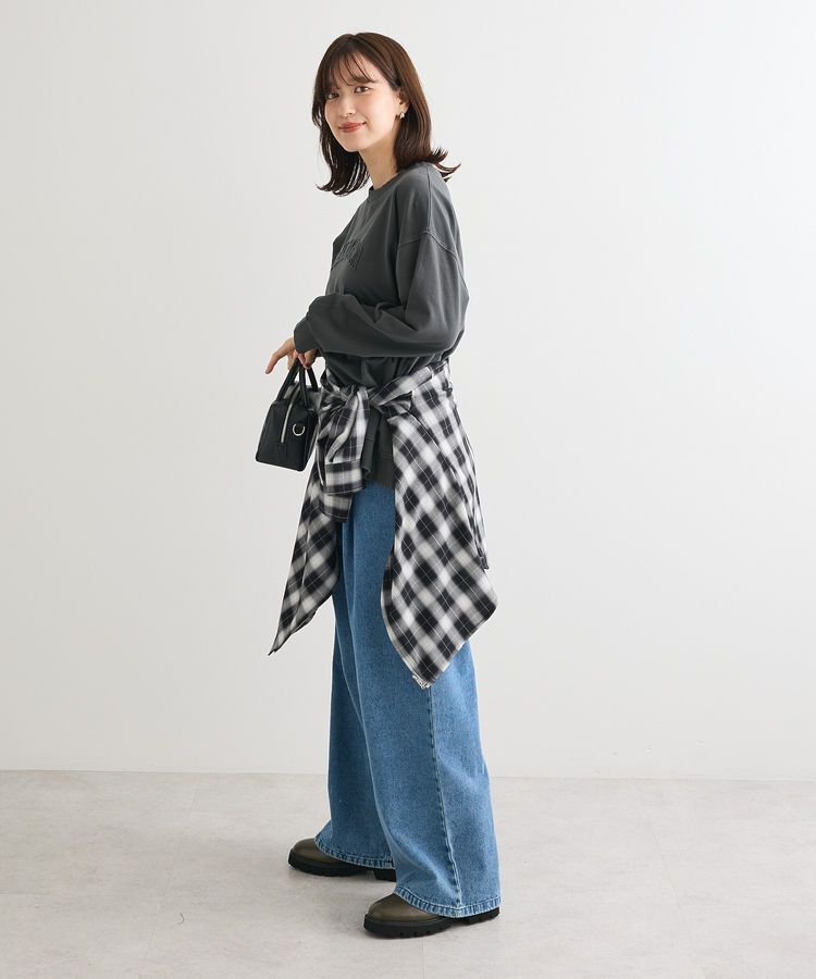 Green Parks「ピグメントロゴ刺繍裏毛プルオーバー」|スウェット・ジャージ|