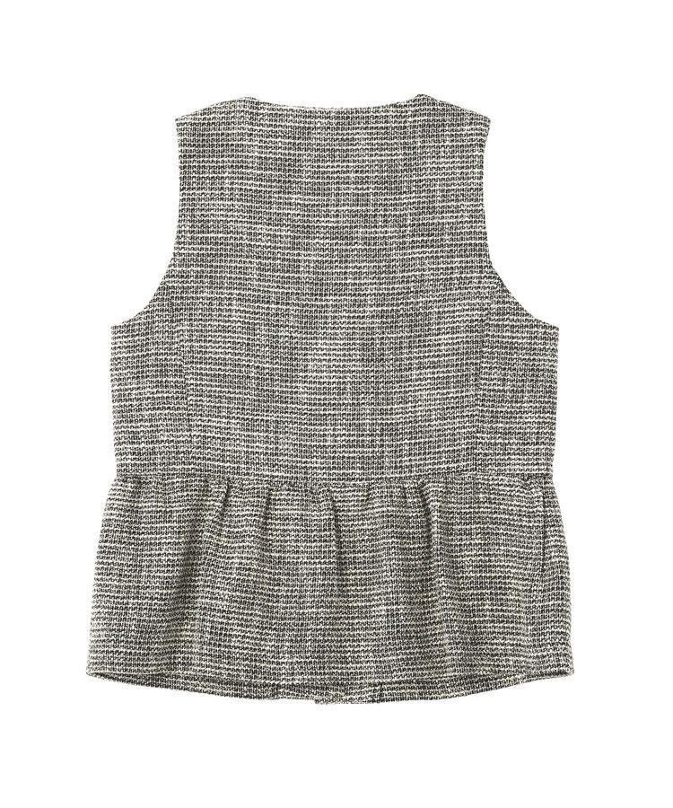 YECCA VECCA「ツイードペプラムジレ」|ベスト・ジレ|