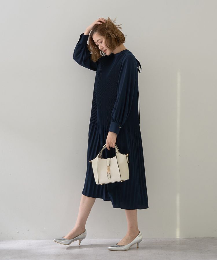 YECCA VECCA「マルチwayプリーツワンピース」|ワンピース|