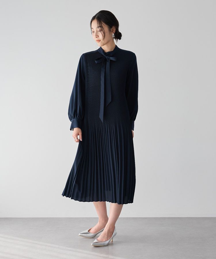 YECCA VECCA「マルチwayプリーツワンピース」|ワンピース|
