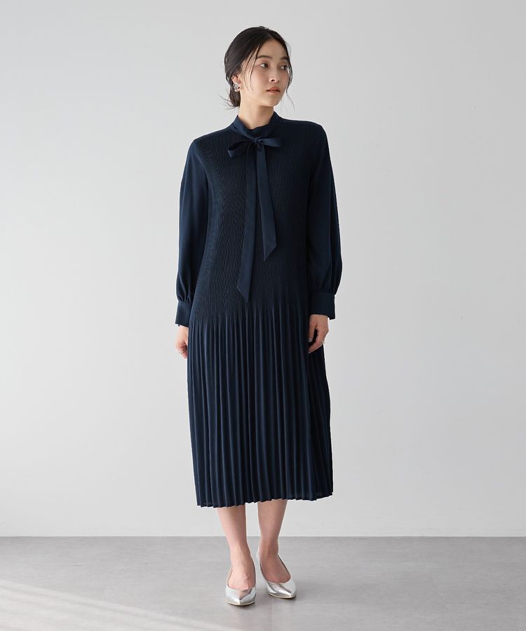 YECCA VECCA「マルチwayプリーツワンピース」|ワンピース|