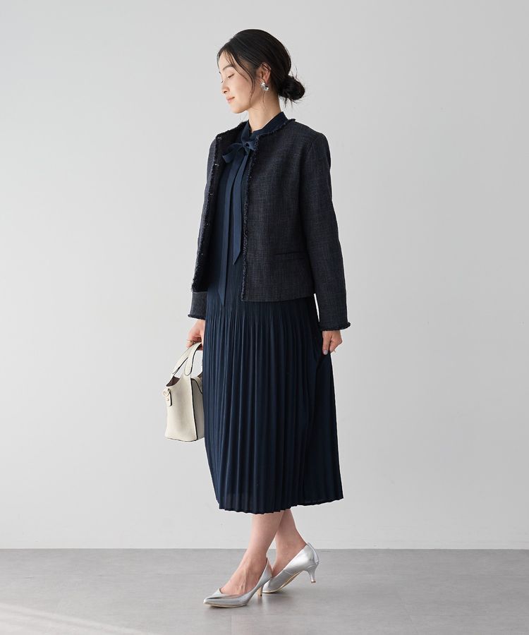 YECCA VECCA「マルチwayプリーツワンピース」|ワンピース|