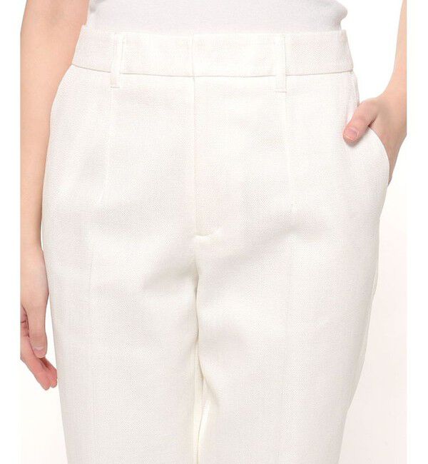 LOULOU WILLOUGHBY「【LOULOU WILLOUGHBY】ブライトリネンテーパードパンツ」|その他|