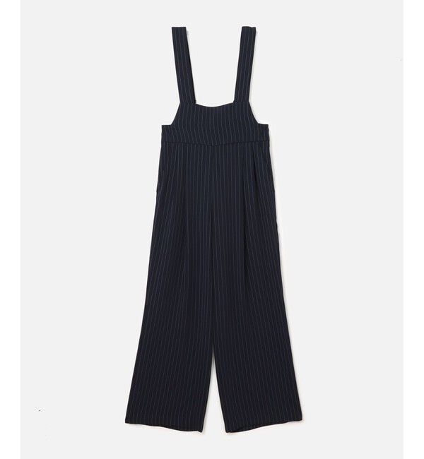 allureville「《ドラマ着用》ピンストライプサロペットパンツ」|オールインワン|