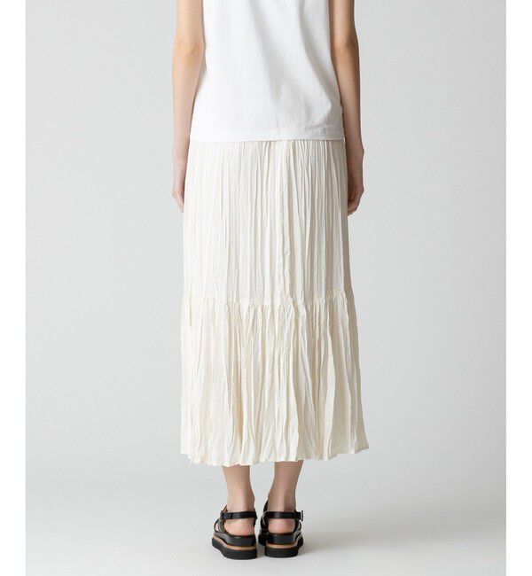 allureville「楊柳調プリーツマーメイドスカート」|スカート|