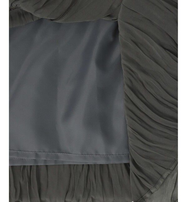 allureville「楊柳調プリーツマーメイドスカート」|スカート|