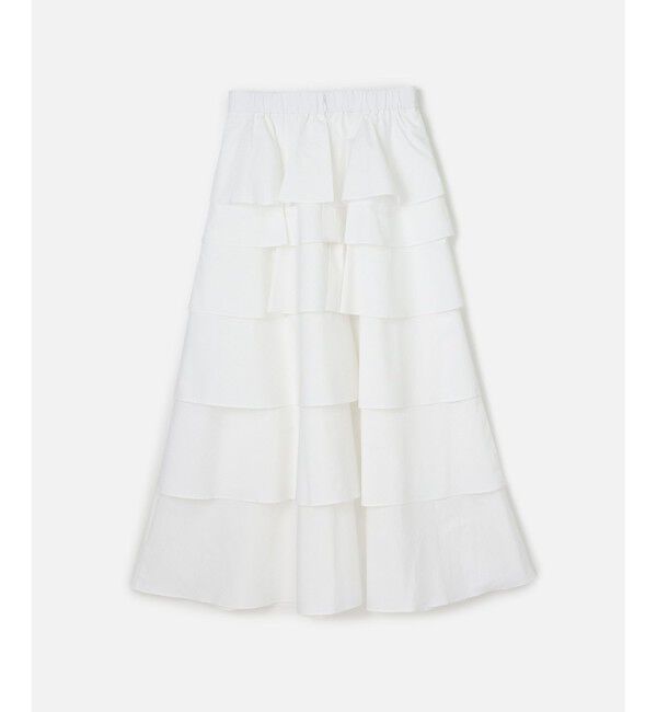 LOULOU WILLOUGHBY「《ドラマ着用》【LOULOU WILLOUGHBY】タフタミルフィーユスカート」|スカート|