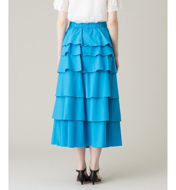 LOULOU WILLOUGHBY「《ドラマ着用》【LOULOU WILLOUGHBY】タフタミルフィーユスカート」|スカート|