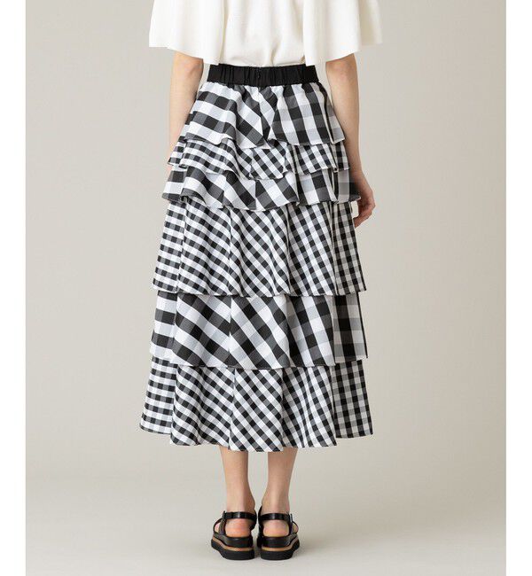 LOULOU WILLOUGHBY「《ドラマ着用》【LOULOU WILLOUGHBY】タフタミルフィーユスカート」|スカート|