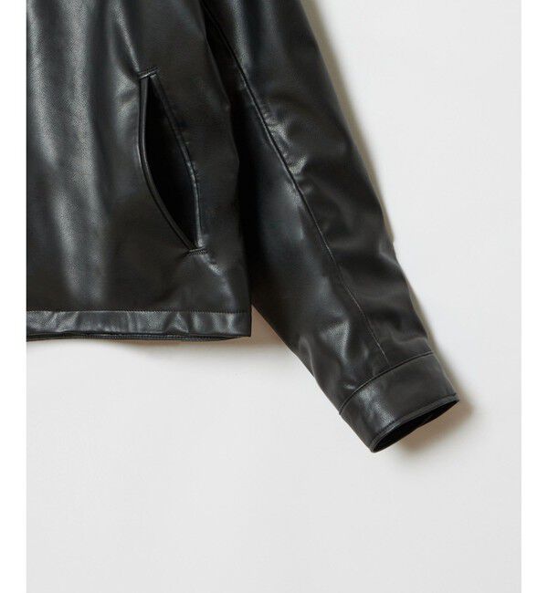 allureville「フェイクレザーステンカラーブルゾン」|その他|