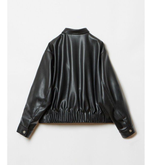 allureville「フェイクレザーステンカラーブルゾン」|その他|