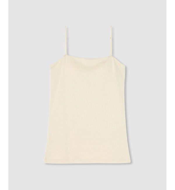 allureville「スクエアネックカップインキャミソール」|Tシャツ・カットソー|ベージュ