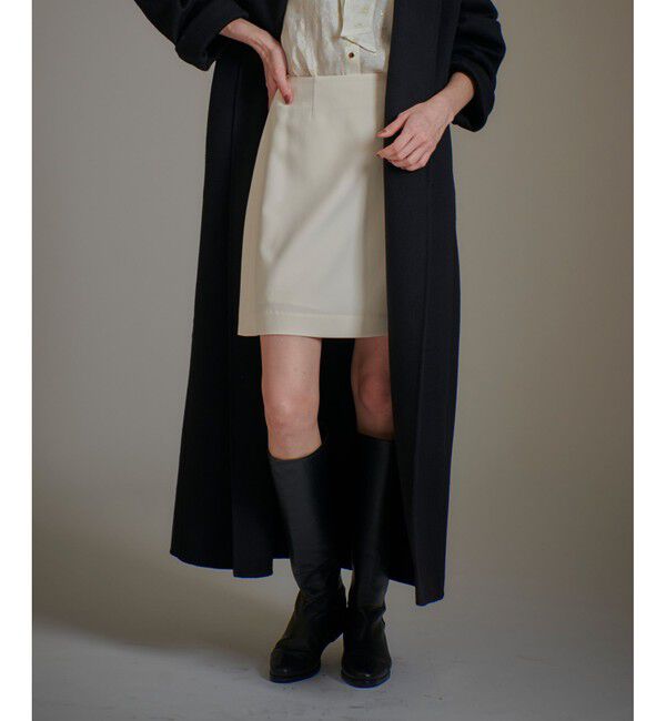 LOULOU WILLOUGHBY「【LOULOU WILLOUGHBY】ダブルクロスミニスカート」|スカート|