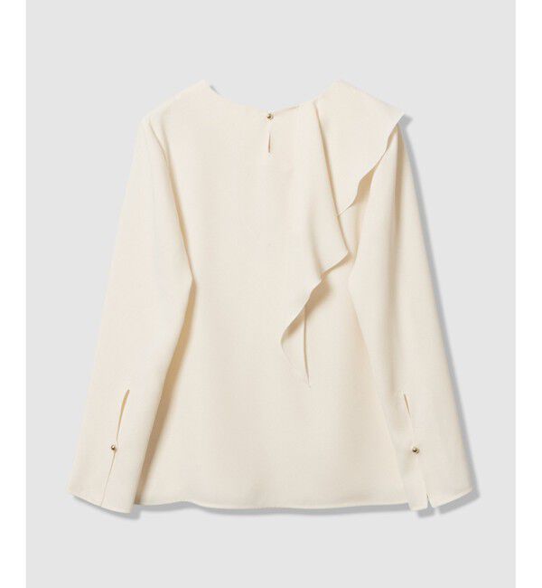 LOULOU WILLOUGHBY「【LOULOU WILLOUGHBY】ラッフルスカーフブラウス」|シャツ・ブラウス|