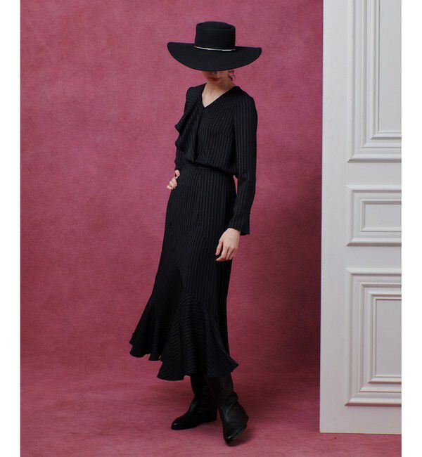 LOULOU WILLOUGHBY「【LOULOU WILLOUGHBY】ラッフルスカーフブラウス」|シャツ・ブラウス|