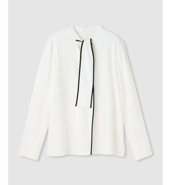 allureville「DEFORM ボウブラウス」|シャツ・ブラウス|ホワイト系