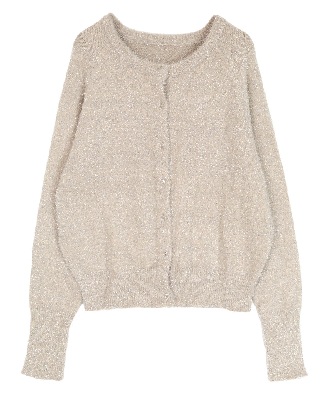 ur's「クルーネックラメカーディガン」|ニット・セーター|