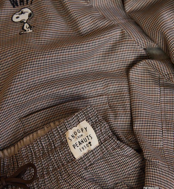  「【PEANUTSコラボ】フリルミニスカート」|スカート|