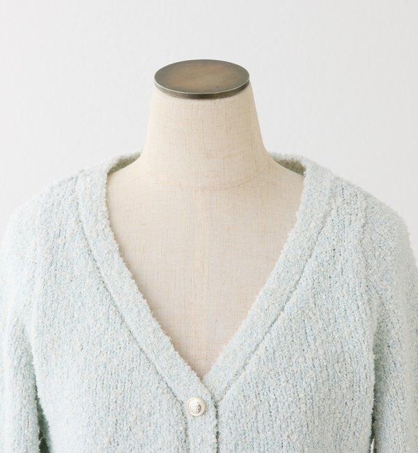  「【セットアップ可能】金ボタン配色カーディガン」|ニット・セーター|
