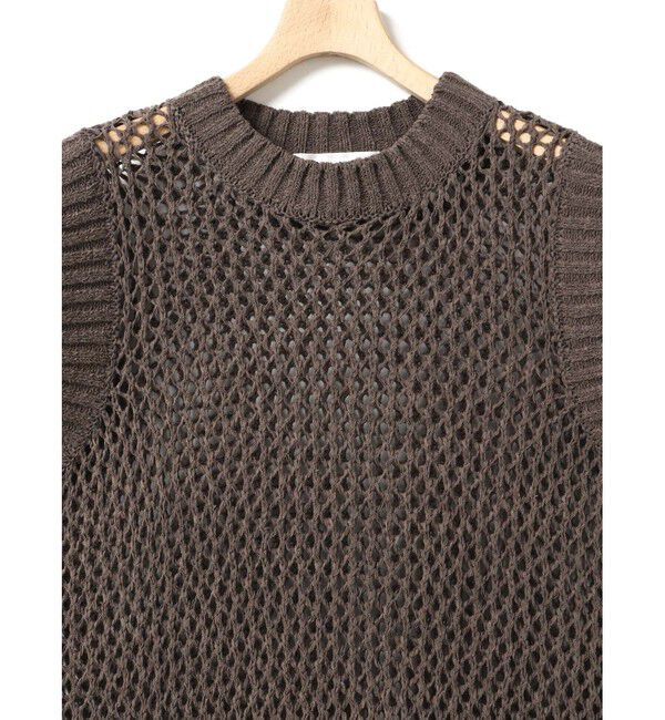 MARMARMAR「MARMARMAR テープヤーンメッシュベスト」|ニット・セーター|