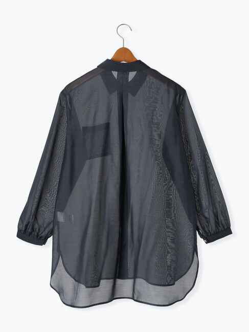 Lugnoncure「金釦レギュラーカラーシアーシャツ」|シャツ・ブラウス|