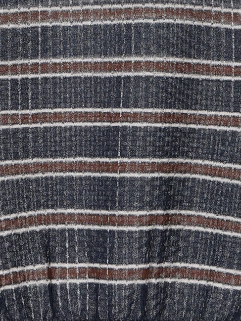 Te chichi「透かしマルチボーダーニットポロ」|ニット・セーター|