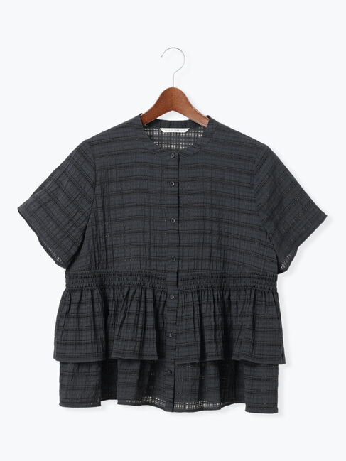 Te chichi TERRASSE「シアーチェックティアードブラウス」|シャツ・ブラウス|