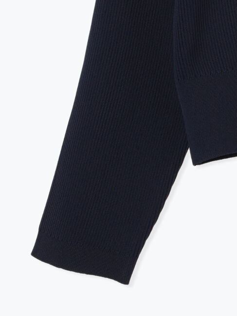 Te chichi TERRASSE「Wジップハイネックリブカーディガン」|カーディガン|