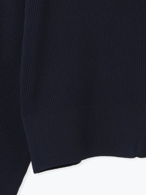 Te chichi TERRASSE「Wジップハイネックリブカーディガン」|カーディガン|