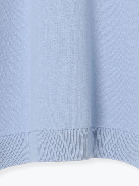 Samansa Mos2「ワッペン付スウェットライクニット」|ニット・セーター|