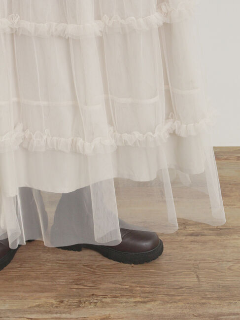 Samansa Mos2「チュールフリルスカート」|スカート|