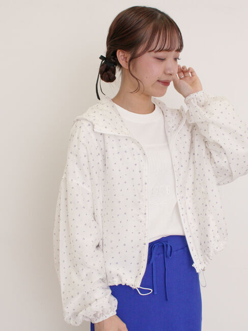 Samansa Mos2「ピグメント加工ロゴ刺繍ロングTシャツ」|Tシャツ・カットソー|