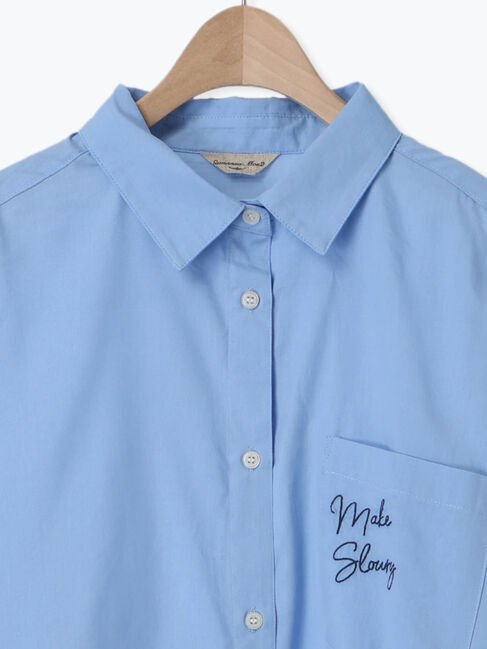 Samansa Mos2「ルーズシルエットシャツ」|シャツ・ブラウス|