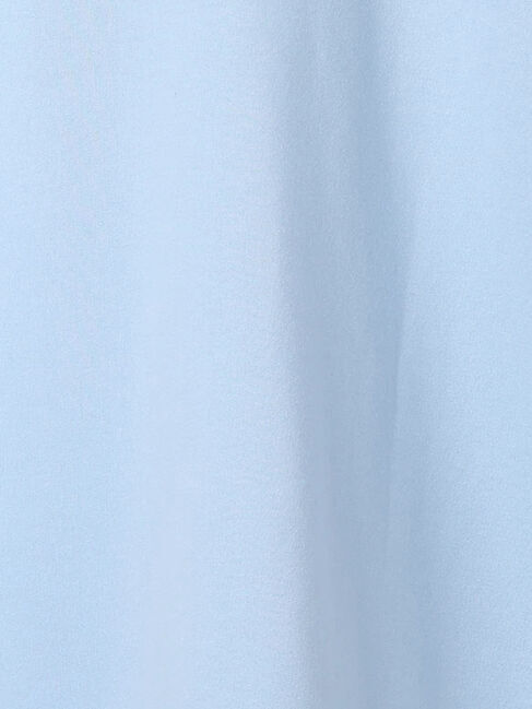 Samansa Mos2 blue「異素材切替リメイク風プルオーバー」|Tシャツ・カットソー|