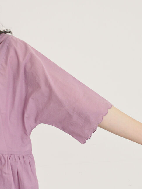 Samansa Mos2「◎裾スカラップブラウス」|シャツ・ブラウス|